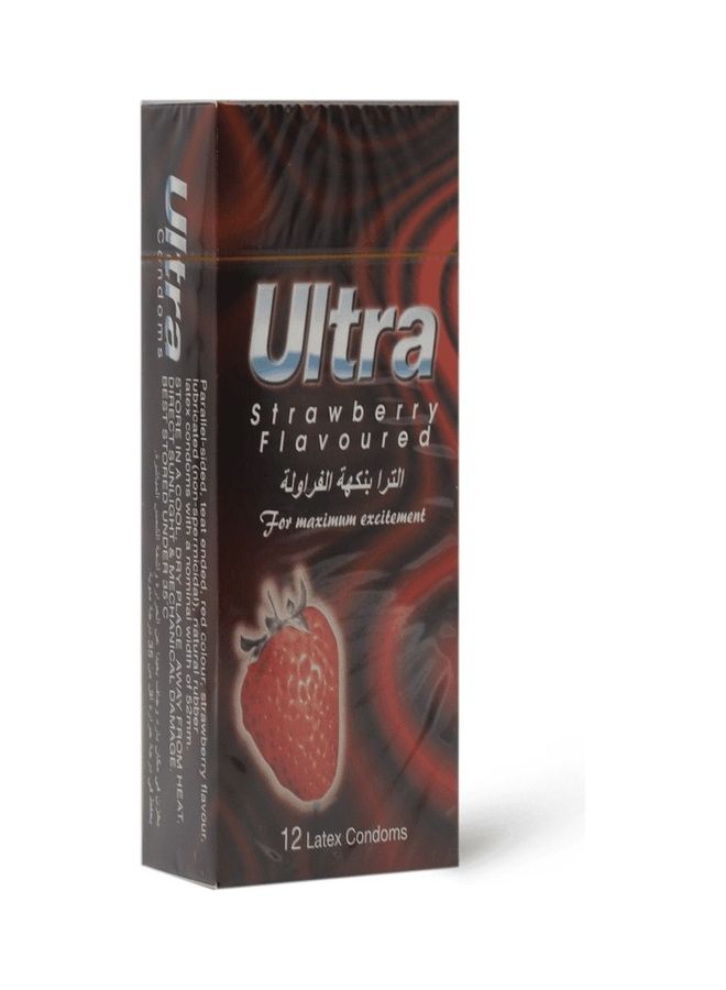 (2- Pack) Strawberry Condoms 12 Pcs - view 4